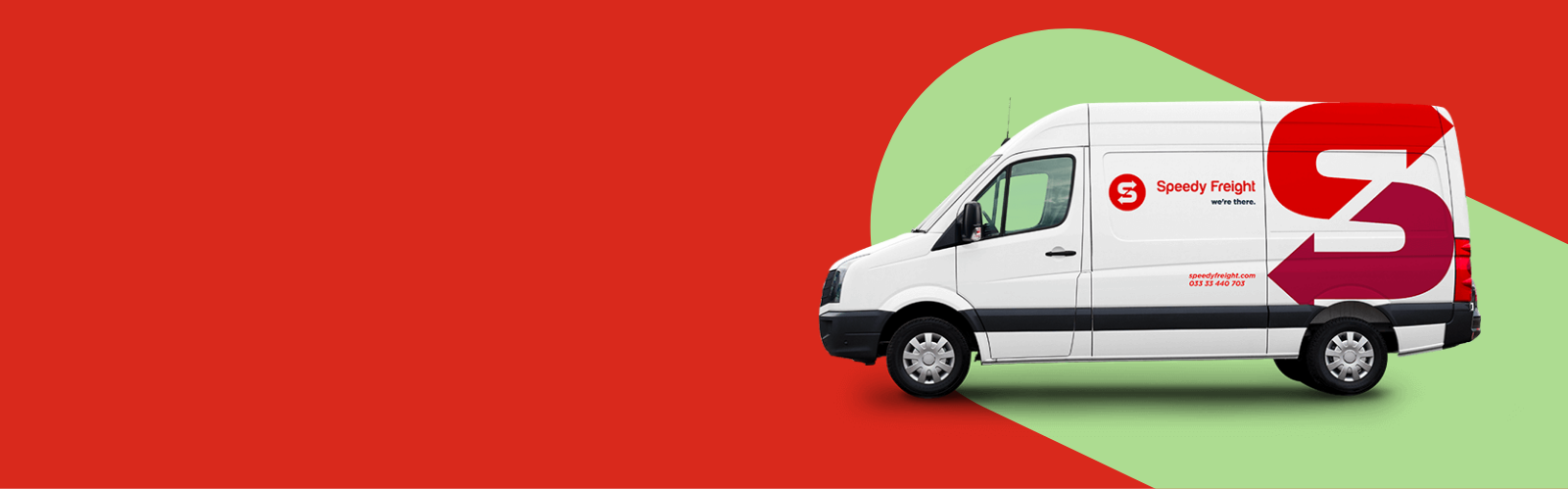 Speedy Freight UK Courier Service & Haulage Company Luton Van.
