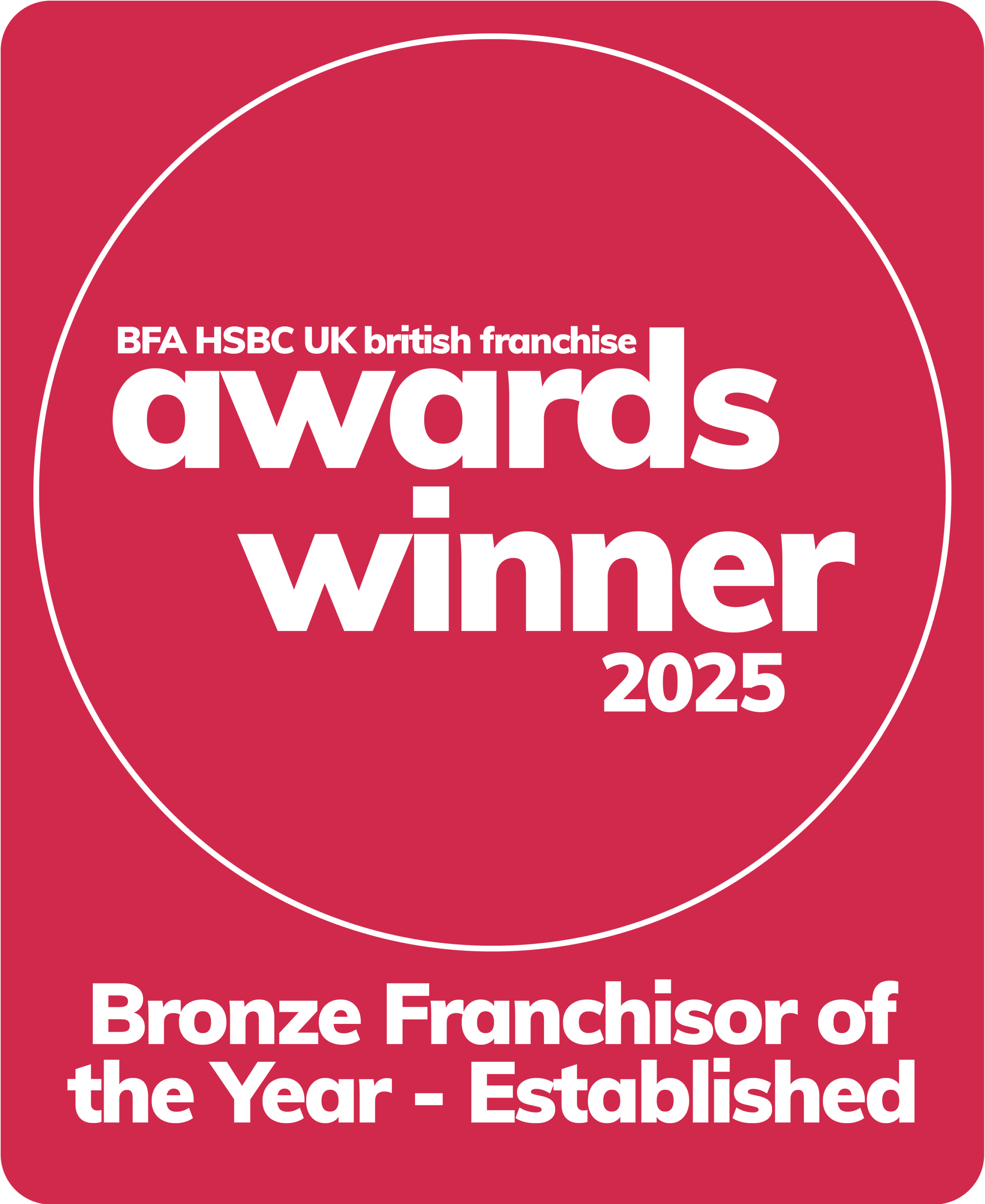 Speedy Freight BFA HSBC British Franchise Awards Franchisor of the Year Established 2025